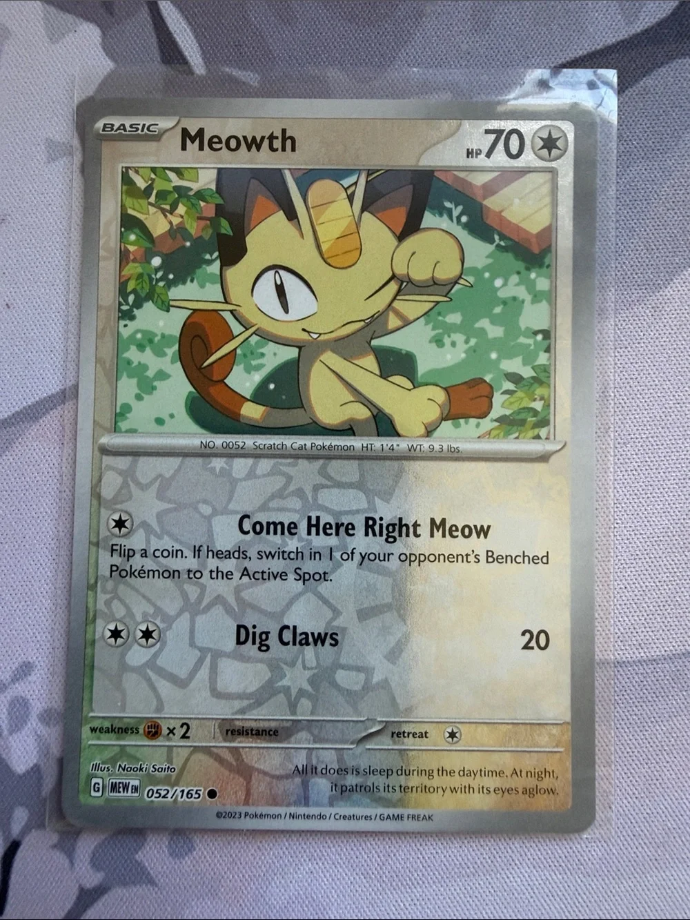 🐱 Meowth & Persian Evolution Pokémon Card Lot | 3 Reverse Holo Cards ✨5/$25✨